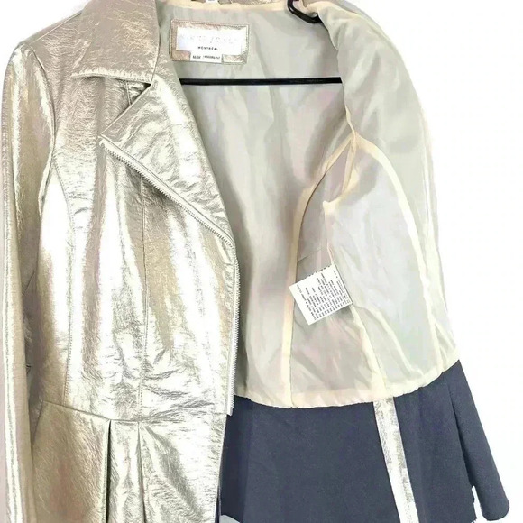 NIKKI JONES MONTREAL FAUX LEATHER SIZE MEDIUM EUC - Picture 7 of 9